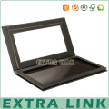 best sale black plastic single eyeshadow pan packaging with mirror